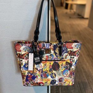 Dooney Disney Tote: "Mickey Through the Years" or "Mickey's 90th"